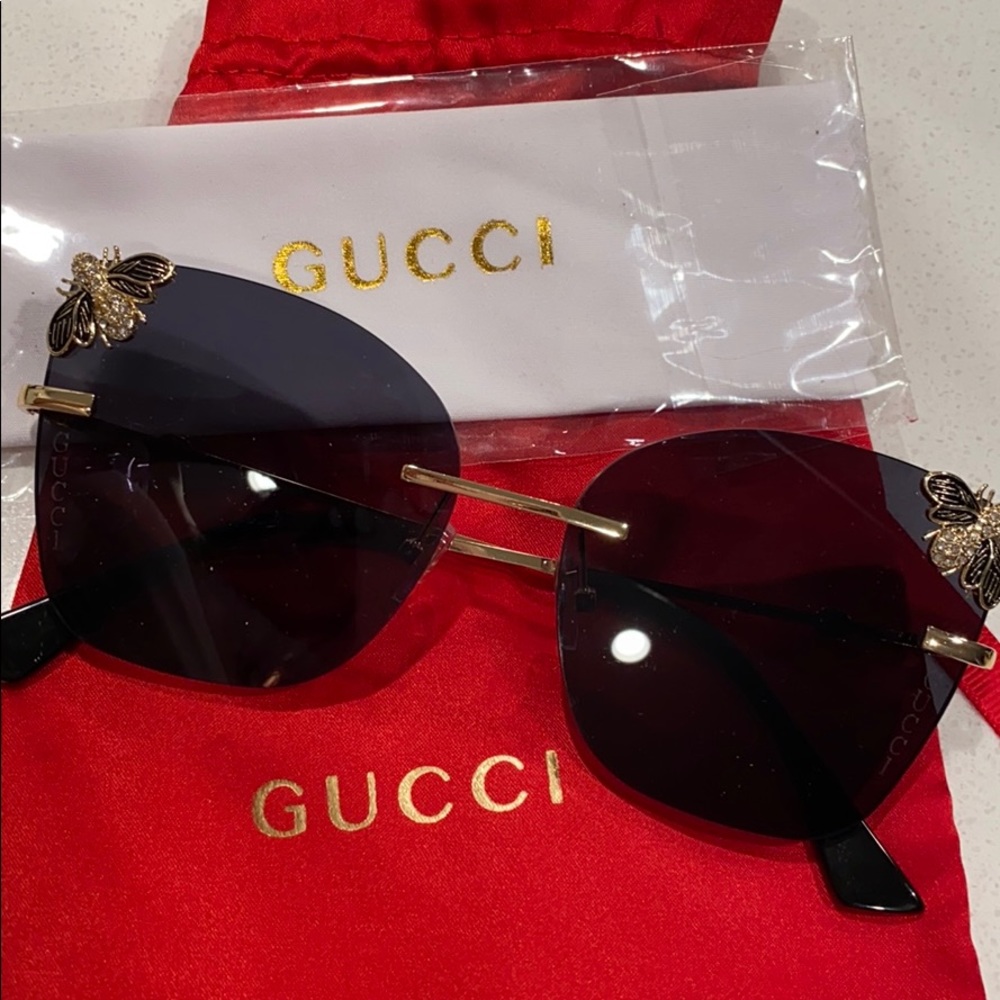 Gucci luxury bee sunglasses